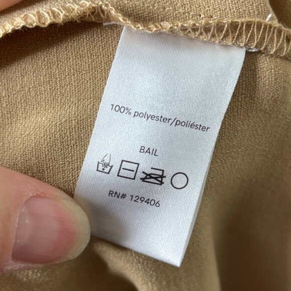 VENUS | Lightweight Camel Elastic Waist Cargo Ankle Pants | Size L - Picture 10 of 13